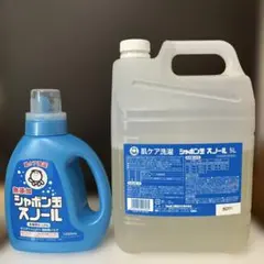 シャボン玉スノール　洗濯洗剤 1000mLと5Lボトルセット（中古）のサムネイル