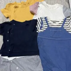 【4点セット】ロンパース・カバーオール 80