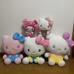 サンリオ 超超BIGハローキティ ぬいぐるみ まとめ売り 7点セットタグ付き サンリオ 超超BIGハローキティ ぬいぐるみ まとめ売り 7点セットタグ