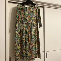 [最終お値下げ]美品ジュンコシマダ49AV. 七分袖 ワンピース サイズ40のサムネイル