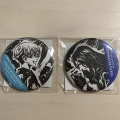 東京リベンジャーズ　東リベ　 TSUTAYA　墨絵　缶バッジ　場地圭介　松野千冬