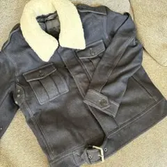 DIESEL ダークネイビーボア襟ジャケット