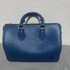 Louis Vuitton エピレザー ハンドバッグ 青のサムネイル