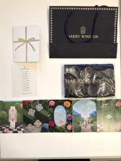 【新品未開封】HARRY WINSTON エコバッグ　トート　ネイビー