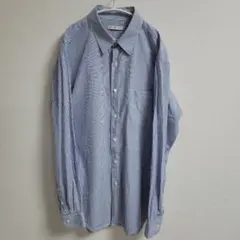 UNIQLO JIL SANDER +J Mサイズ 青と白のストライプ 長袖