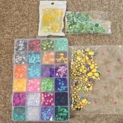 ビーズセット 多色 100個以上 収納ケース付き