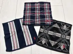 RALPH LAUREN タオルハンカチ 3枚セット 新品未使用