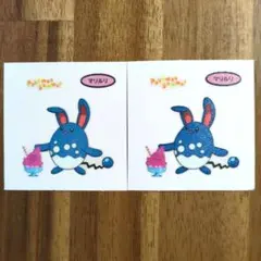 ポケモンパン　デコキャラシール　マリルリ