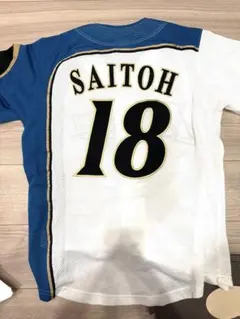 北海道日本ハムファイターズ　18斎藤佑樹　ユニフォーム　Sサイズのサムネイル