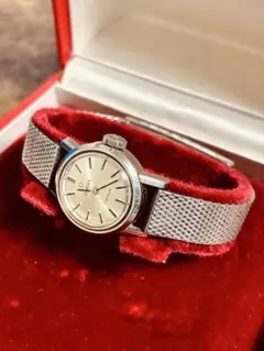 OMEGA 手巻き時計 メッシュベルト - メルカリ