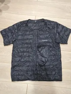 mont-bell スペリオダウン ラウンドネックT ブラック　S　半袖