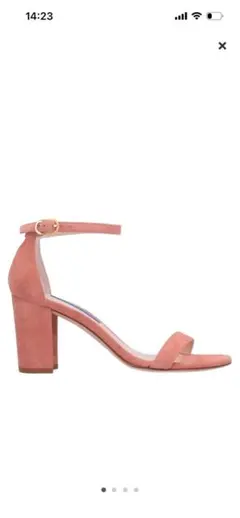 STUART WEITZMAN ピンク ストラップサンダル サイズ37.5のサムネイル