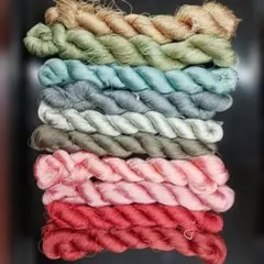 織物、組み紐、刺繍手芸用絹糸441