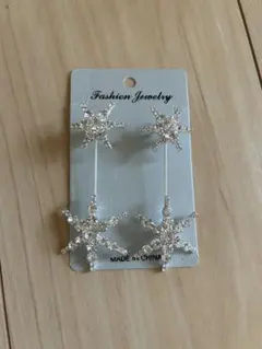 星　ピアス　シルバー　ウェディング