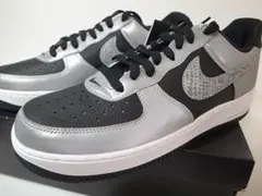 新品エアフォース1復刻シルバースネーク28cm黒蛇3M SILVER SNAKE