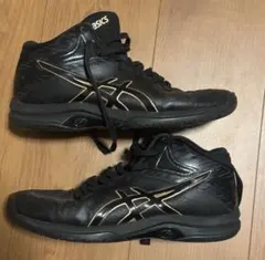 ASICS アシックス バッシュ 24.5cm ブラック ゴールド