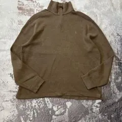 【美品】ラルフローレン Ralph Lauren ハーフジップニット セーター