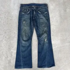 TRUE RELIGION JOEY グランジフレアデニム  31 33