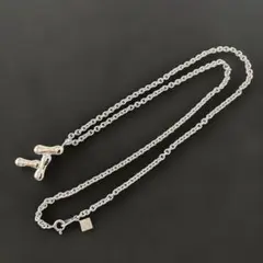 ティファニー ネックレス リボン バタフライ シルバー SV925 K18 金