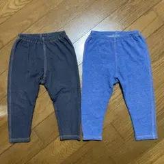 UNIQLO リラックスフィットレギンス　90サイズ 2枚セット