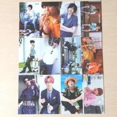 キンプリSnow Man SixTONES データカード 厚紙カード Myojo