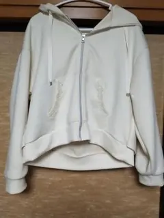 mir.. ×Coco パーカー　しまむら　アイボリー　Mサイズ
