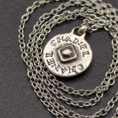美品 CHANEL ヴィンテージ ネックレス 両面刻印 シャネル y2k 91 