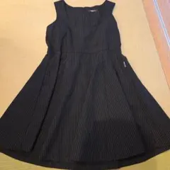 COMME CA ISM ストライプ ノースリーブワンピース 150Aフォーマル