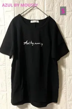 Azul by moussy 半袖Tシャツ 黒　S