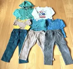 男の子 90 秋冬 アウター含む5点＋おまけ familiar含む　まとめ売り