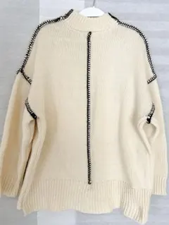 COLONY 2139 アイボリー ハイネックニット