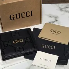 週末価格【新品】GUCCI OFF THE GRID 二つ折り財布 ブラックのサムネイル