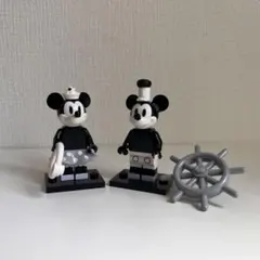 【未使用】レゴミニフィグ「ヴィンテージ ミッキー＆ミニー」