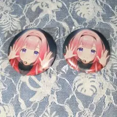 にじさんじ DMMスクラッチ くじ 周央サンゴ 缶バッジ 等身