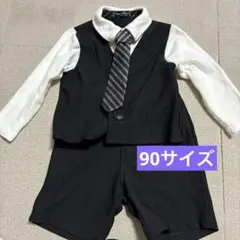 フォーマルスーツ 90cm ネクタイ付き 長袖