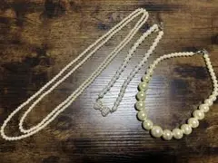 パールネックレス 3本セット