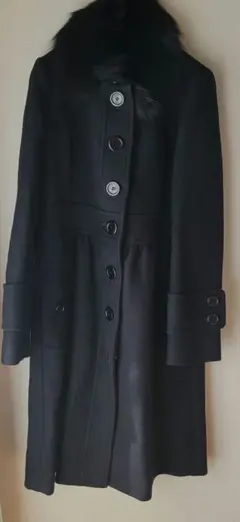 BURBERRY　BLUE LABEL　ロングコート　ブラック