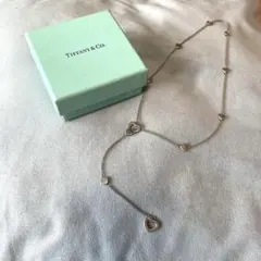 ティファニー　Tiffany ハートリンク　ラリアット　シルバー　ネックレス