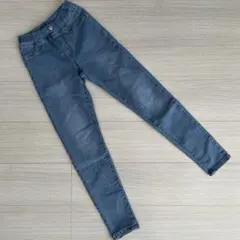 GU KIDS［男女兼用］のびのびデニムレギンスパンツ 140㎝