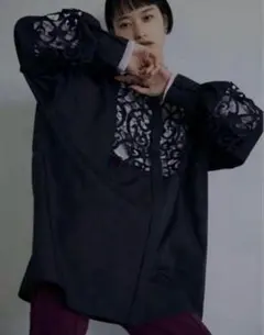 極美品 AMERI EMBROIDERY LACE BLOUSE