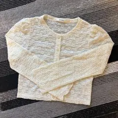 【美品】SNIDEL アイボリー　パフスリーブ 長袖ブラウス