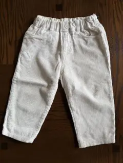United Arrows ホワイト コーデュロイ パンツ