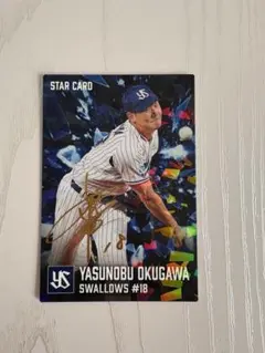カルビープロ野球チップス ヤクルト 奥川恭伸 金箔サイン付スターカード