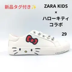 新品タグ付き✨️ZARA KIDS×ハローキティ コラボスニーカー　18.5cmのサムネイル