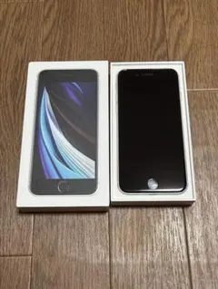 iPhone se2バッテリー交換済み 64G 本体＋箱 - メルカリ