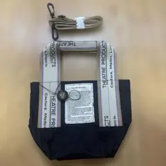 シアタープロダクツ ジャガードテープ2wayバッグS -Black