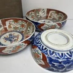 古伊万里 藍柿 染付松竹梅向付B 五弁花 江戸期 蛸唐草 上手物 - メルカリ