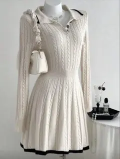 ニットワンピース