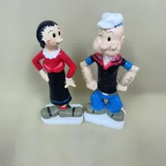 ポパイ＆オリーブ ベンダブル フィギュア くねくね人形 1993年製
