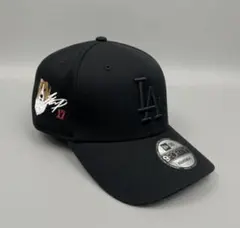 NEWERA 大谷翔平 サイン＆デコピン刺繍入りキャップ